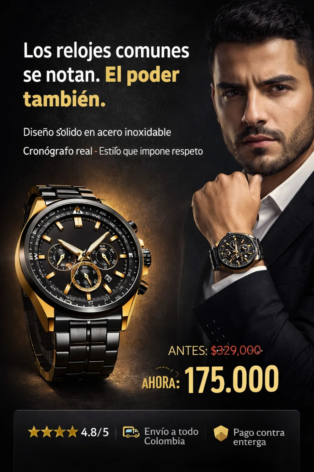 Reloj Majestic Chrono 8399 Original