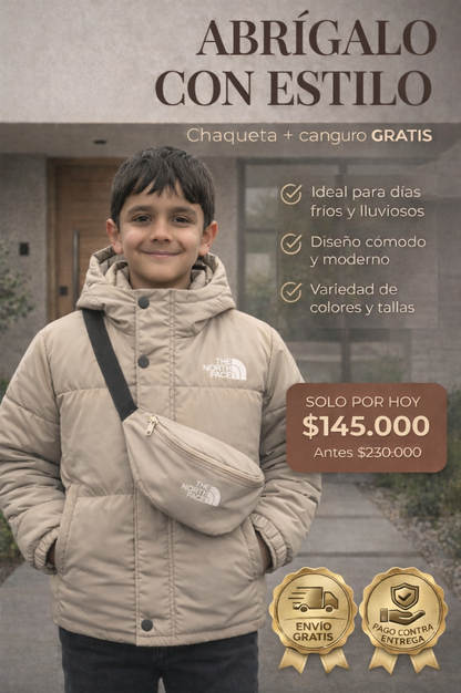 Chaqueta de Niño + CANGURO GRATIS