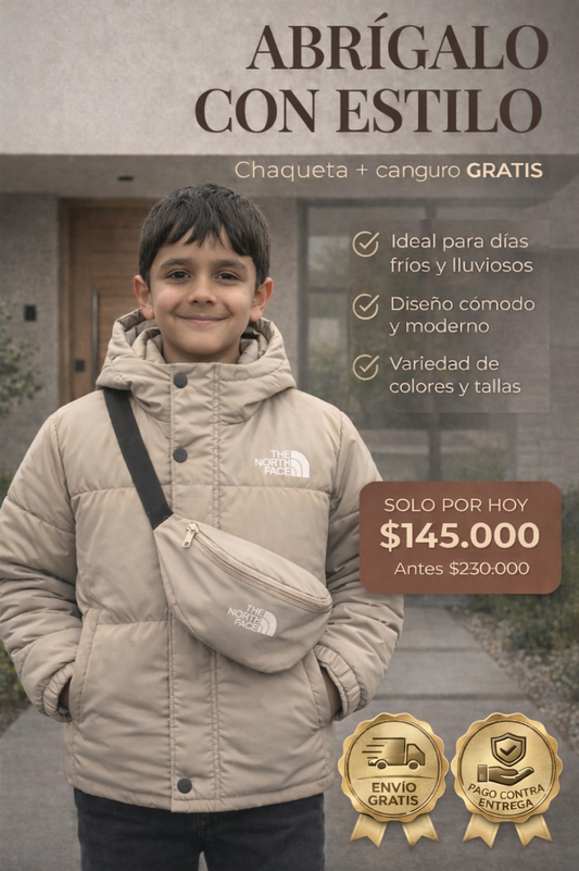 Chaqueta de Niño + CANGURO GRATIS