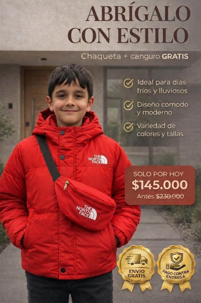 Chaqueta de Niño + CANGURO GRATIS